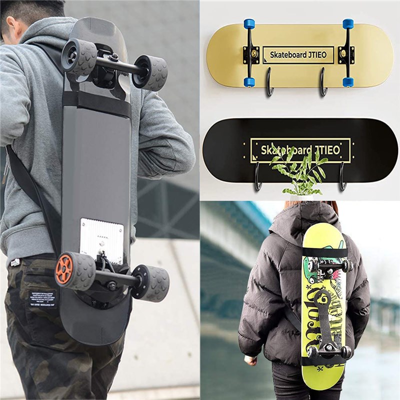 1 SKATEBOARD SHOULDER BELT + 2 S PEGS